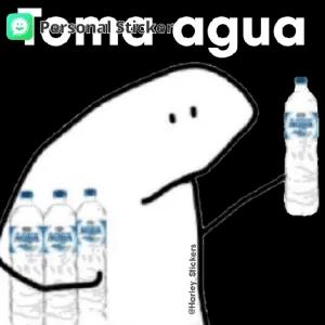 Toma agua - getsticker.com