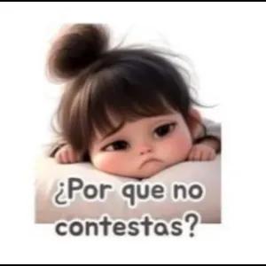 ¿Por que no contestas? - getsticker.com