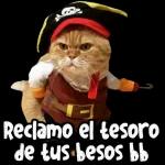 Reclamo el tesoro de tus besos bb