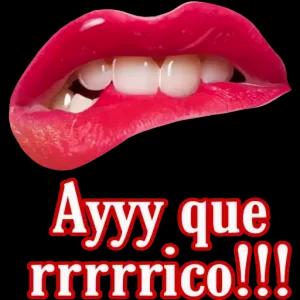 Ayyy que rrrrrico!!! - getsticker.com