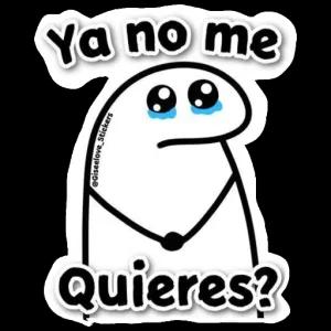 Ya no me quieres? - getsticker.com