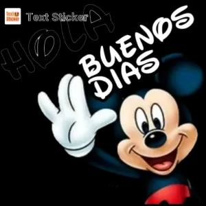 HOLA BUENOS DIAS - getsticker.com