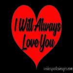 I love you, sleep well