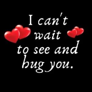 I can't wait to see and bug you. - getsticker.com