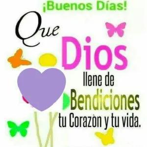 ¡Buenos Días! Que Dios llene de Bendiciones tu Corazón y tu vida. - getsticker.com