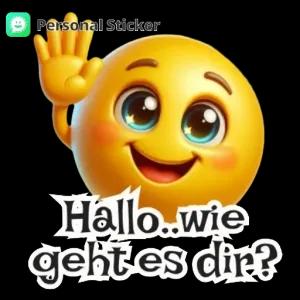 Hallo..wie geht es dir? - getsticker.com