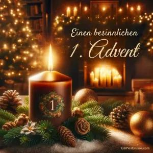 Einen besinnlichen 1. Advent - getsticker.com