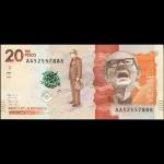 5 I Ru MIL PESOS AA49602000 Sit BANCO DE LA REPÚBLICA COLOMBIA CINCO AA49602000