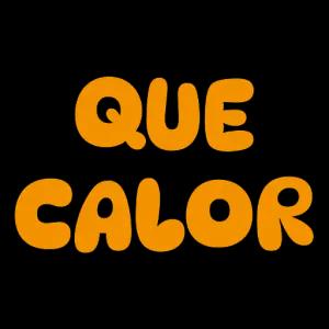 QUE CALOR - getsticker.com