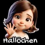 Handgezeichnetes kleines Mädchen