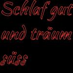 Schlaf gut
und träum
süss