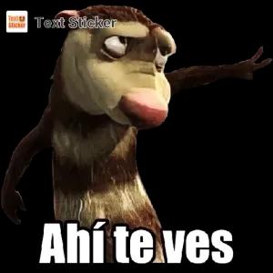 Ahí te ves - getsticker.com