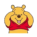 Pegatinas animadas de Winnie Pooh