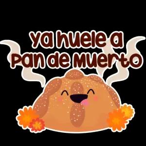 ya huele a Pan de Muerto - getsticker.com