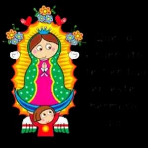Que la Virgencita te bendiga en este hermoso dia - getsticker.com