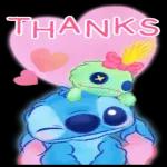 Stitch big stickers (soft and cute)