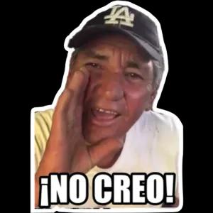 A ¡NO CREO!  - getsticker.com