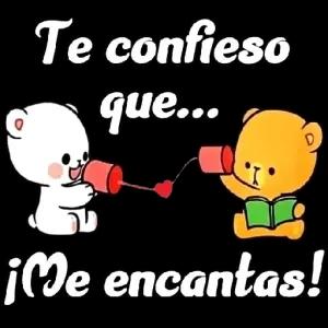Te confieso que... ¡Me encantas! - getsticker.com