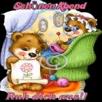 Co
O
Einen schönen Abend
später eine
Gute Nacht
ιΖ
Z