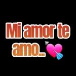 Mi amor te
amo.
