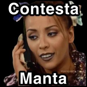 Contesta Manta - getsticker.com