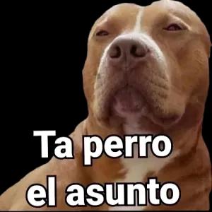 Ta perro el asunto - getsticker.com