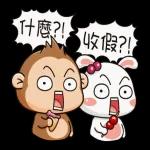 泼猴与娇娇兔-搞笑贺年