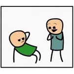 I'm doing crunches, Chad.