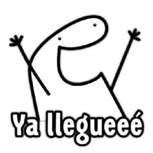 Ya lleguéeeé - getsticker.com