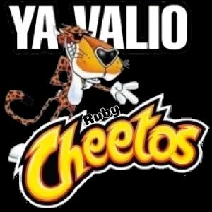 YA VALIO Ruby Cheetos - getsticker.com