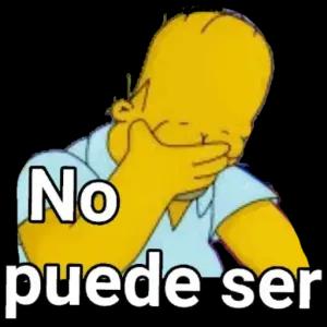 No puede ser  - getsticker.com