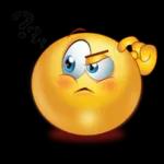 gelbes Emoji