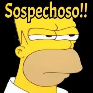 Sospechoso!! - getsticker.com