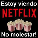 Estoy viendo NETFLIX No molestar!