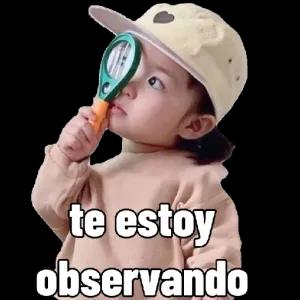 te estoy observando - getsticker.com