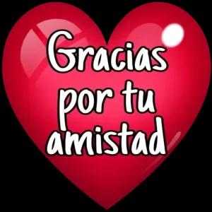 Gracias por tu amistad - getsticker.com