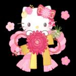 Hello Kitty 新年貼圖2024
