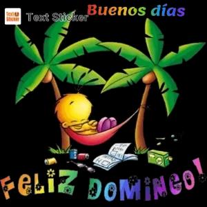 Buenos días FELIZ DOMINGO! - getsticker.com