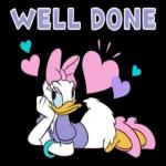 Donald Duck & Daisy Couple Stickers