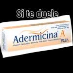Si te duele Copa de VINTAUBRE INDUSTRIAL ARGENTIN CONTINDO NETO DO VILLILJOP Adermicina' A Vitamina A - Olido de Zinc - Benzocaina - Kcido Bónico. Comuro de Benzalconio, ELEN 