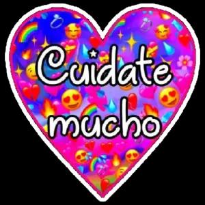 Cuídate mucho - getsticker.com