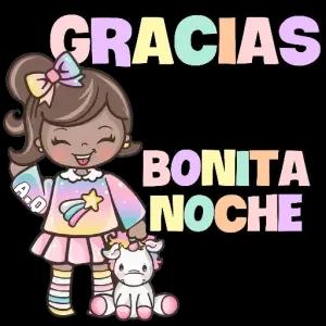Gracias bonita noche - getsticker.com