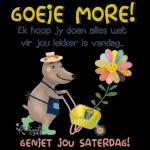 Môre Seën vir jou dag