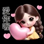 穿著黃色洋裝的可愛女孩