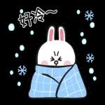 LINE FRIENDS 加油打氣冬季貼圖