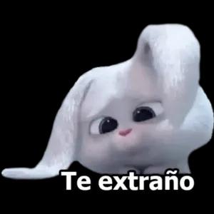 Te extraño - getsticker.com