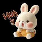 Cute bunny stickers