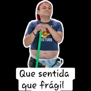 ISTURB Que sentida que frágil - getsticker.com
