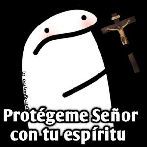 Protégeme Señor con tu espíritu - getsticker.com