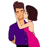 情侣贴纸❤️🎁🌹